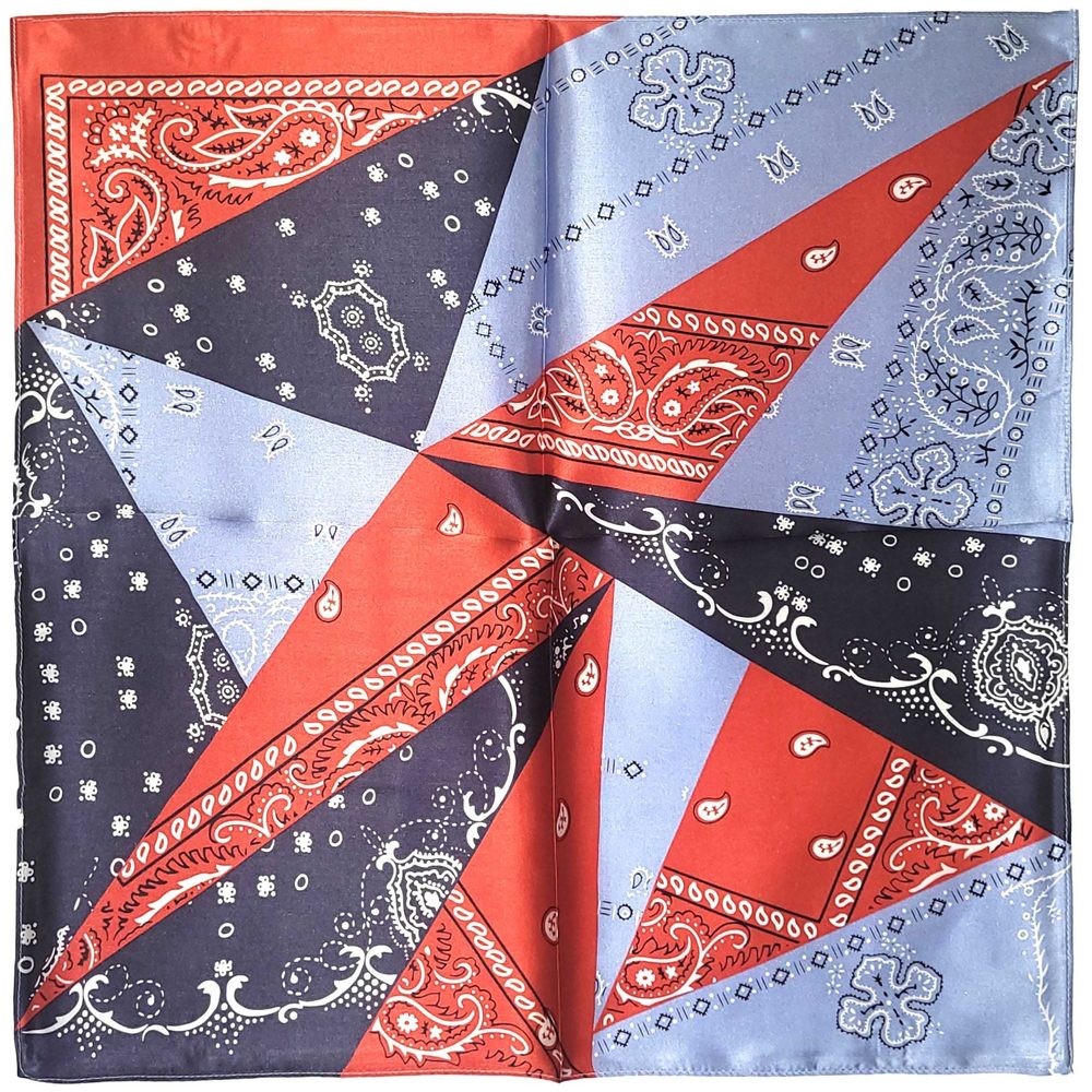 NWT Genuine 100% Mulberry Silk Satin Scarf 20"x20" Small Square Shawl 5443